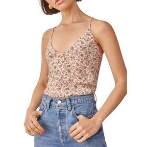 Reformation Rovino Floral Tank. Size small